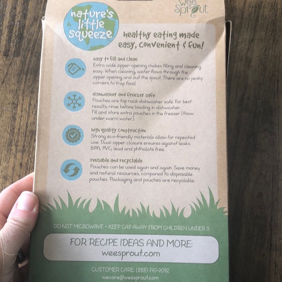 NEW reusable food pouches/accessory - Picture 4 of 4